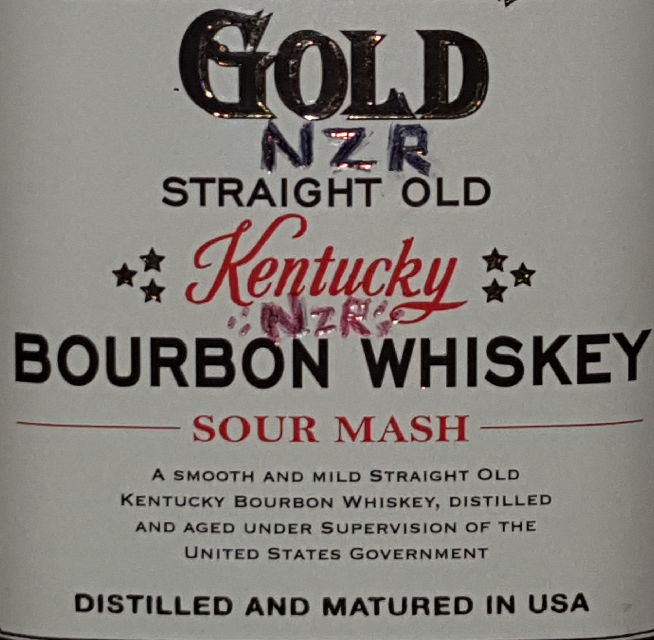 Bourbon Whiskey - Ingrédients
