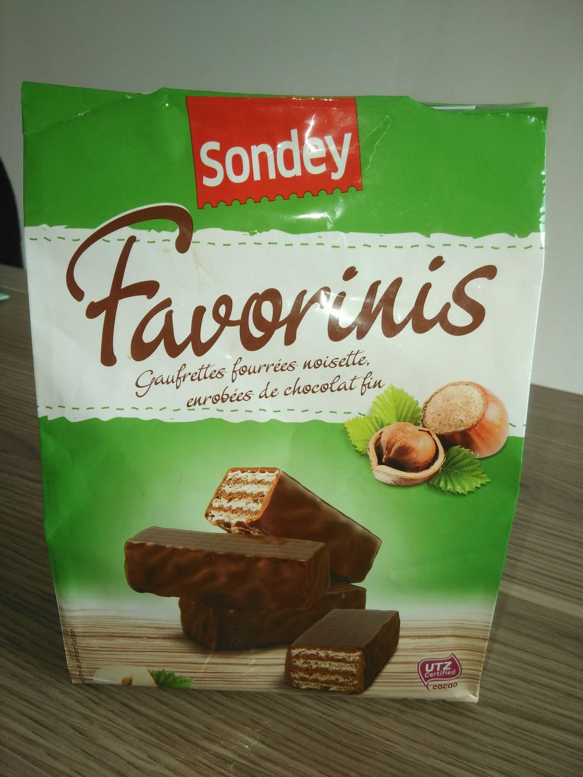 Gaufrettes Fourrées Noisette Enrobées de Chocolat Fin - Product - fr