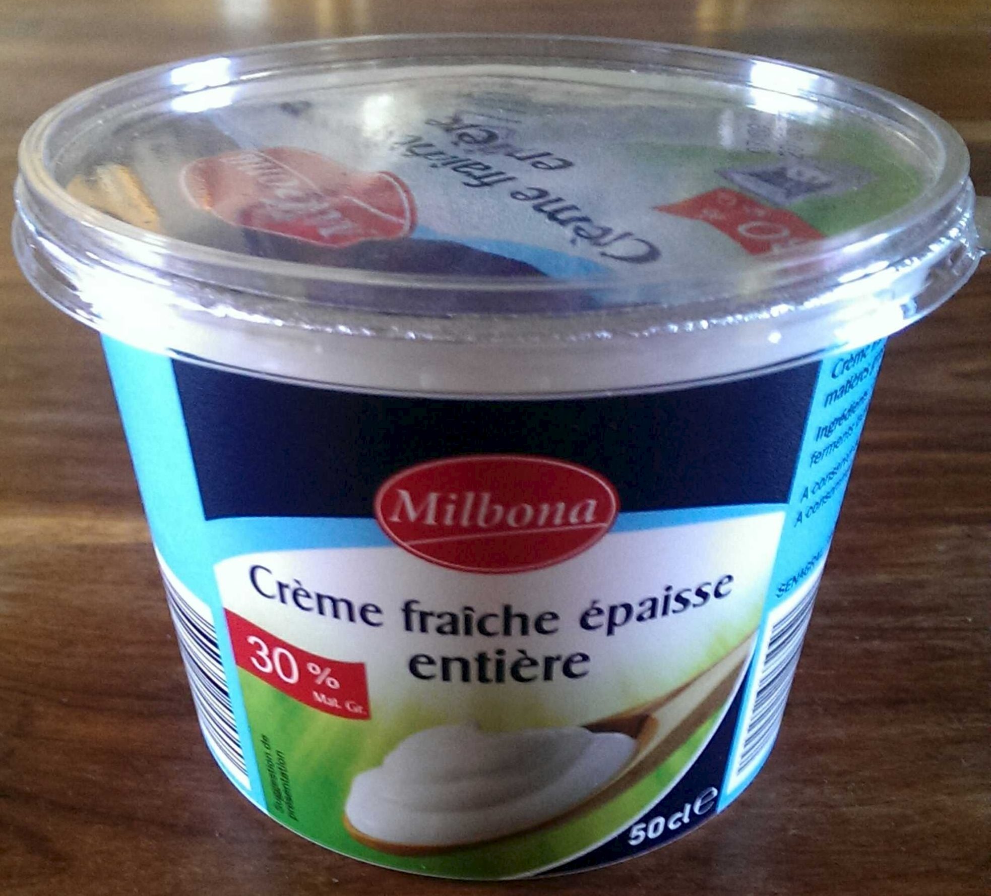Crème fraîche épaisse entière (30% MG) - Product - fr