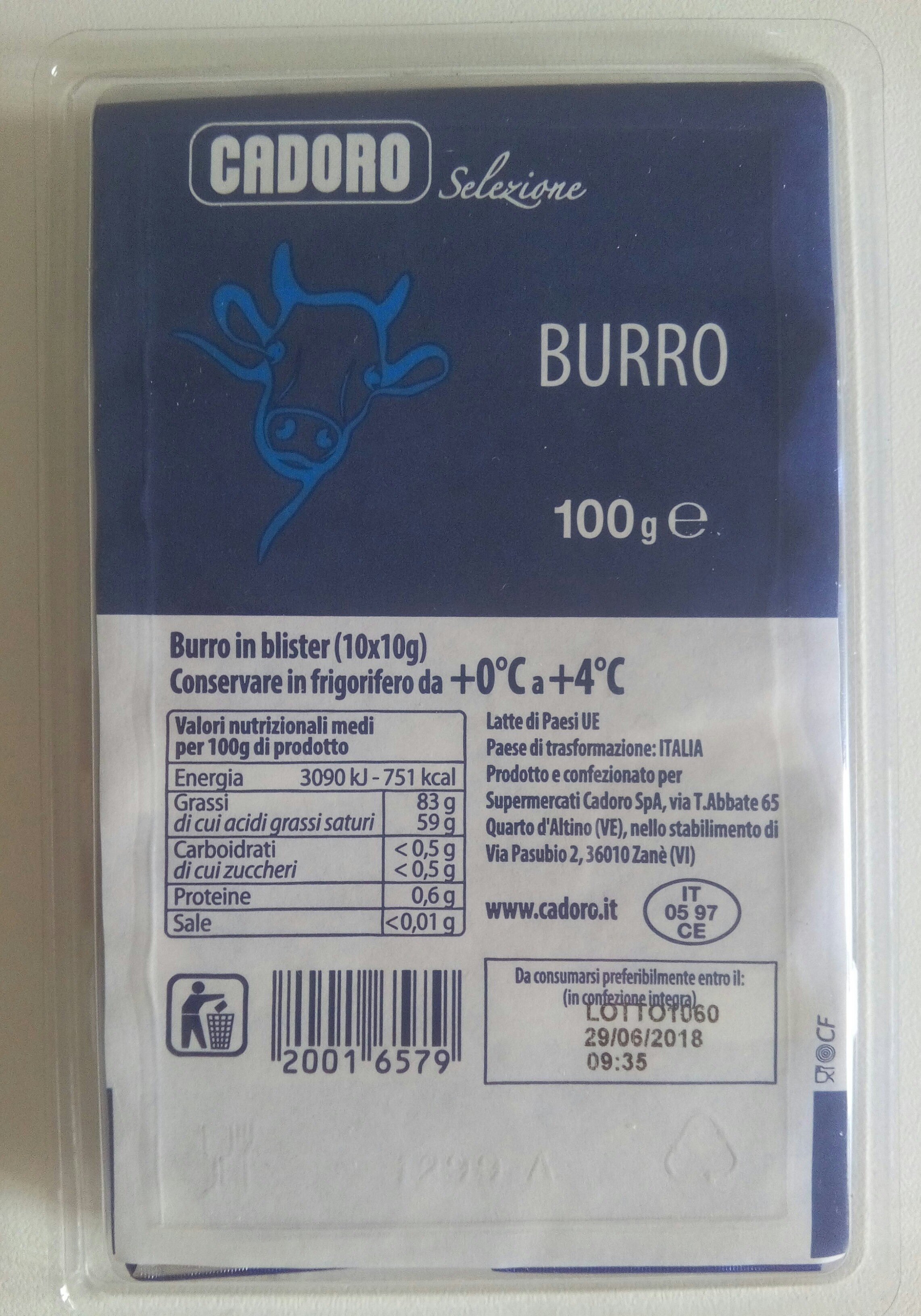 Burro - Prodotto - fr