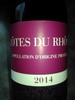 Côtes du Rhône 2014 - Produit
