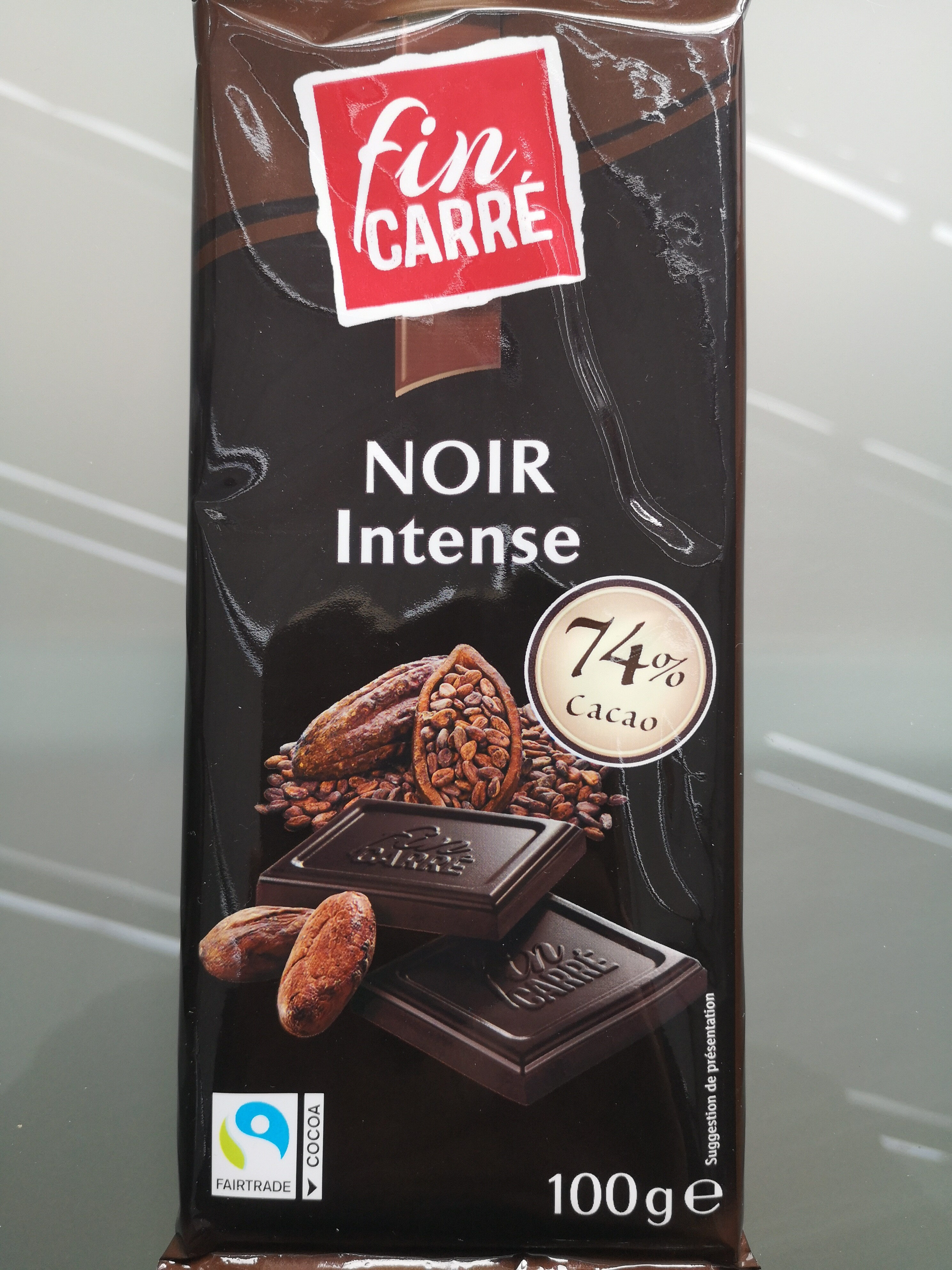 Chocolat noir Intense 74% cacao - Product - fr