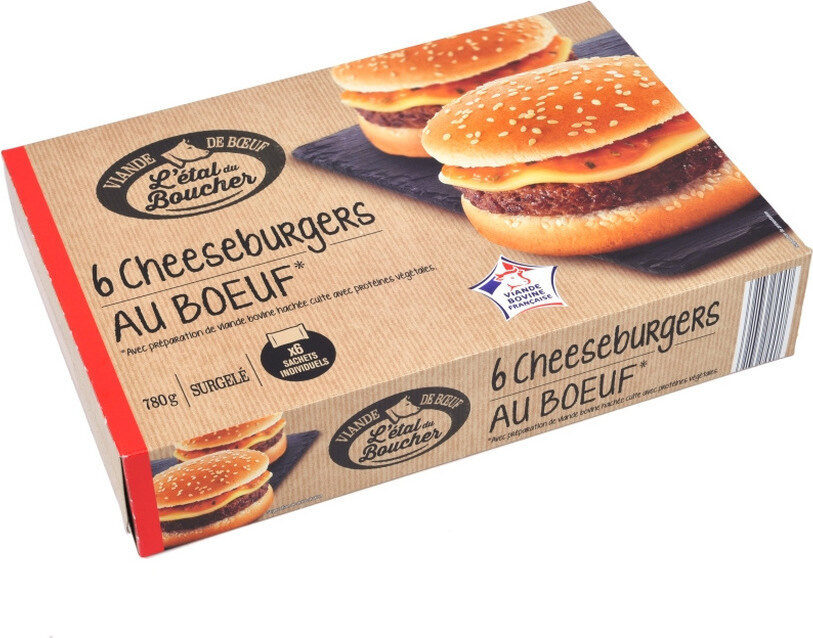 Cheeseburgers au bœuf - Product - fr