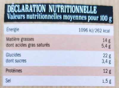 Cheeseburgers au bœuf - Nutrition facts - fr