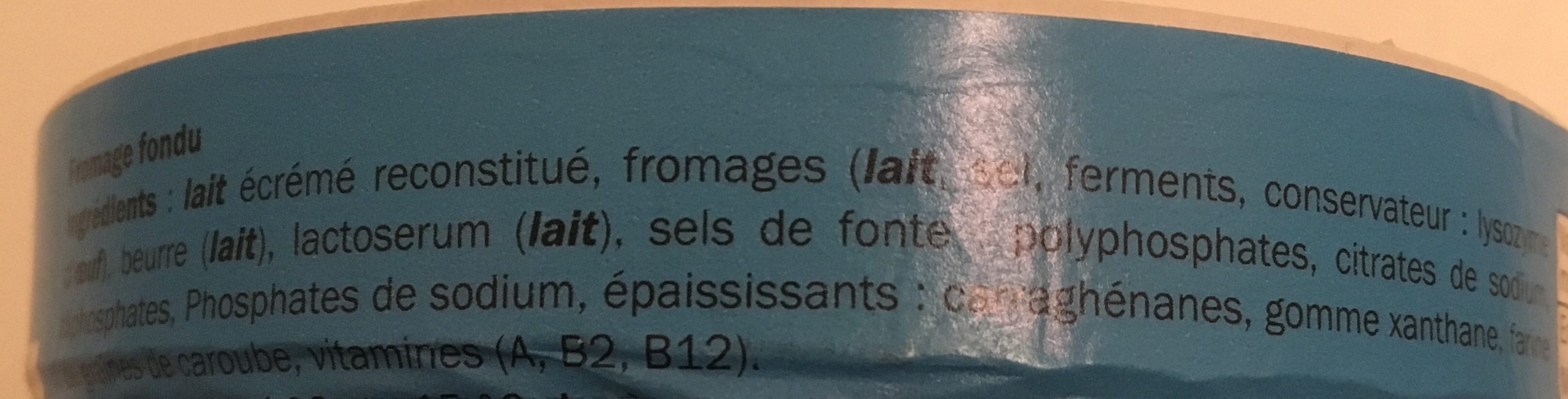 Fromage fondu 24 portions - Ingrédients