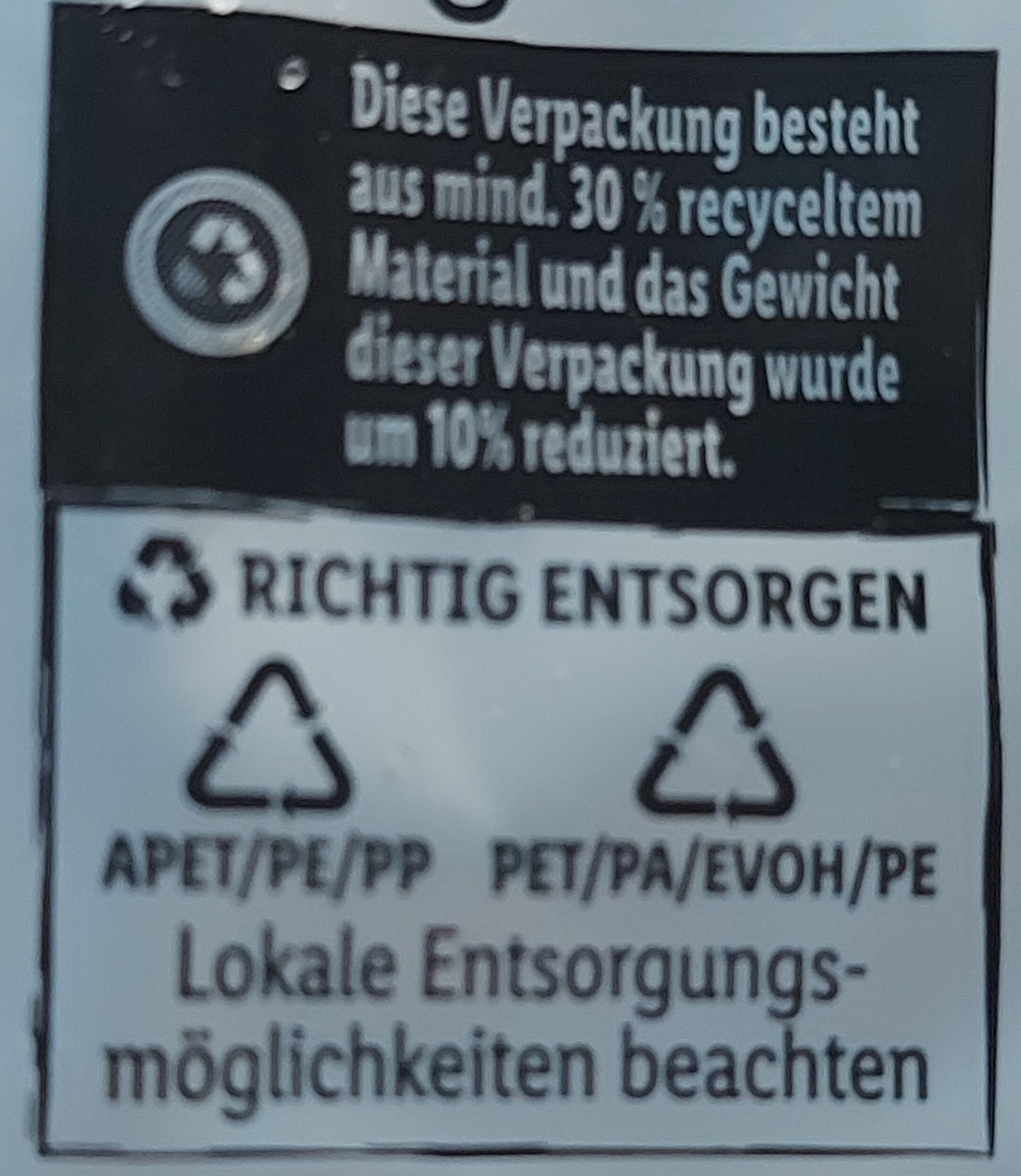 Mini Frkadellen Gemüse-Geflügel - Recycling instructions and/or packaging information - de