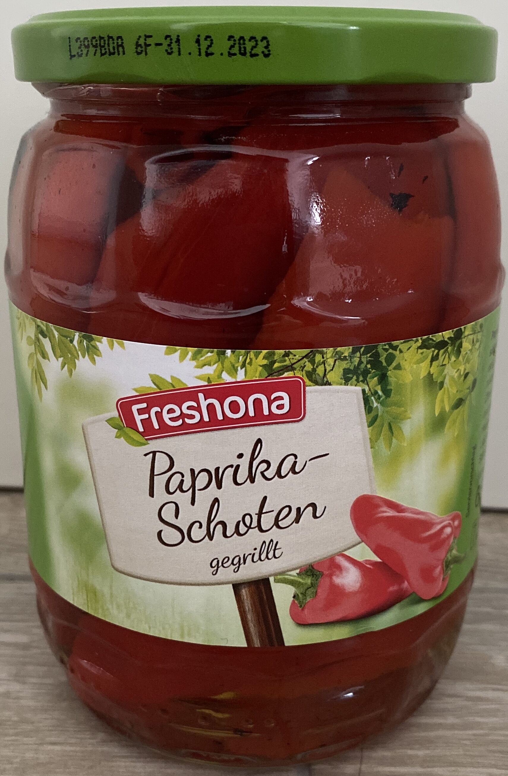Paprika-Schoten gegrillt - Produit