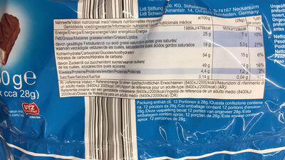 Cocos & choco minis - Nutrition facts