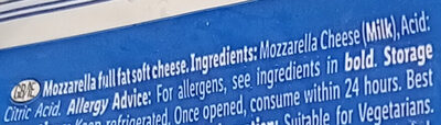 Mozzarella XXL - Ingredients
