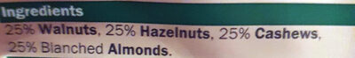 Mixed Nuts - Ingredients - en