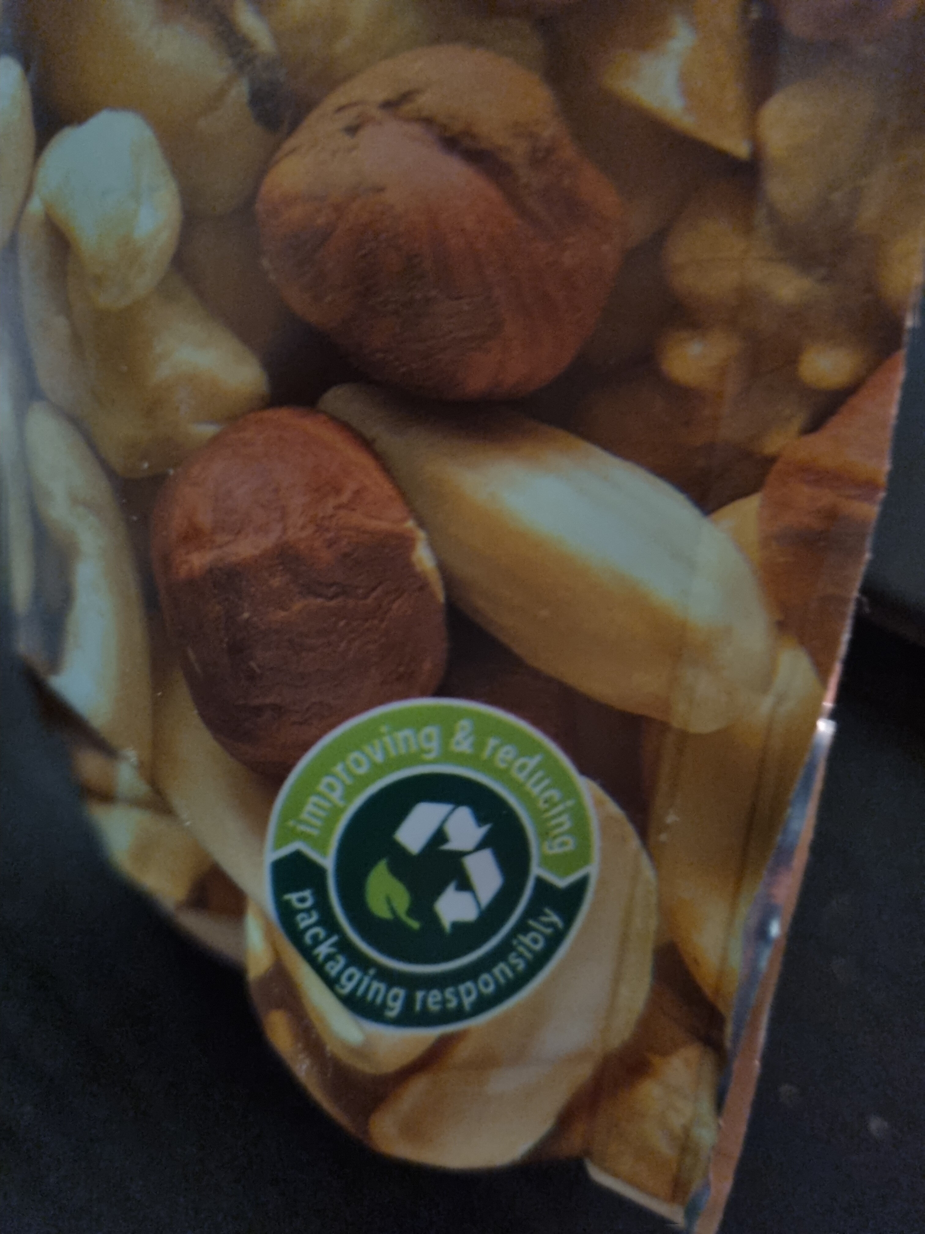 Nuts Royal naturbelassen Nüsse - リサイクル手順および/またはパッケージ情報 - en