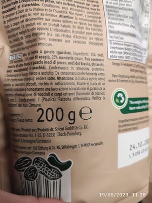 Nuts Royal naturbelassen Nüsse - Istruzioni per il riciclaggio e/o informazioni sull'imballaggio