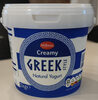 creamy Greek natural yoghurt - Product
