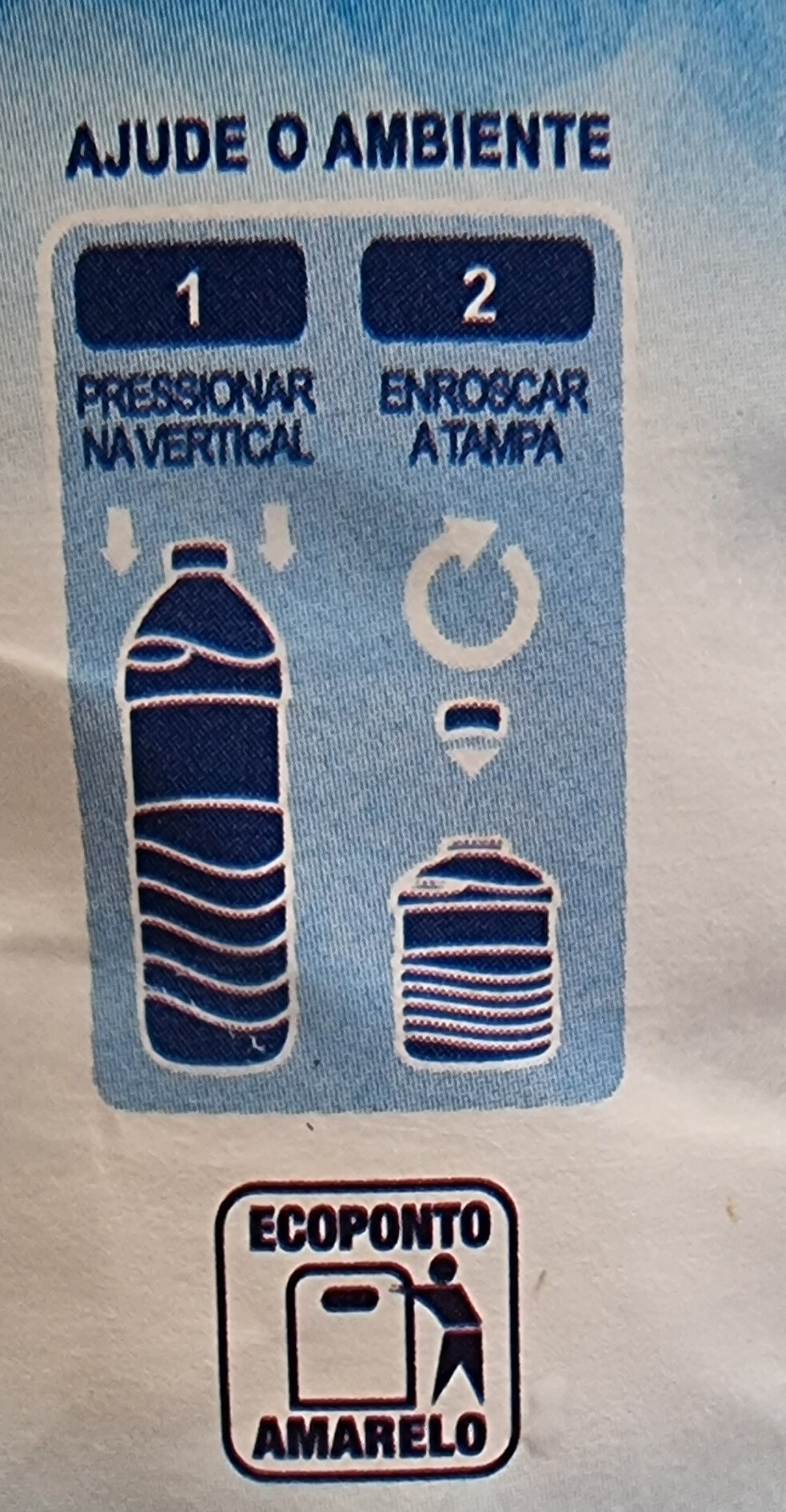 Agua de Nascente - Instrucciones de reciclaje y/o información de embalaje - pt