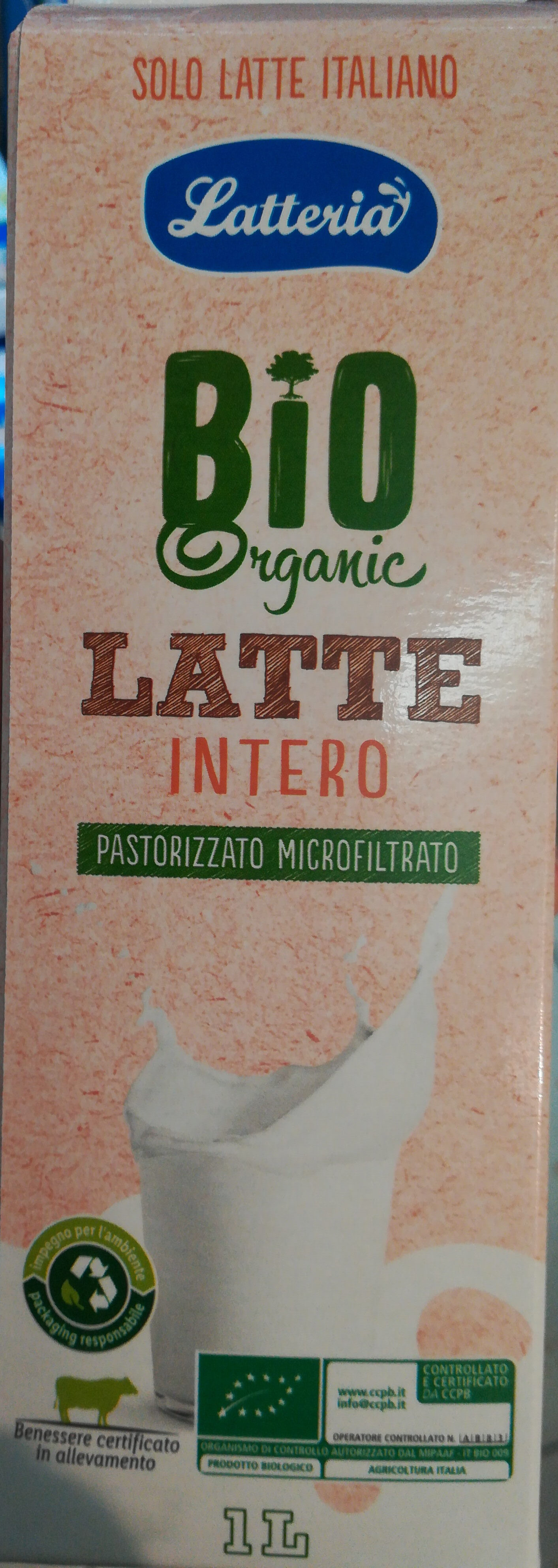 Bio organic latte intero - Prodotto