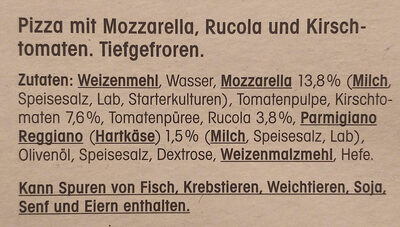Pizza Rucola e Pomodorini - Ingredients - de