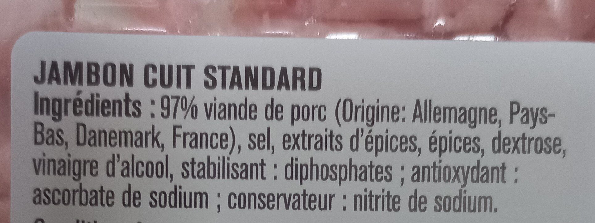 Allumettes de jambon - المكونات - fr