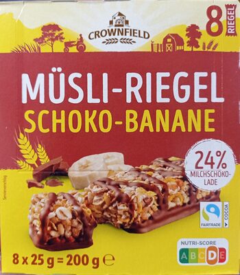 Muesli Bars Chocolate & Banana - Produkt - de
