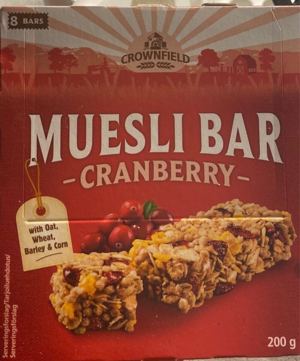 Muesli Bar Cranberry - Produkt