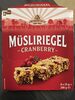 Muesli Bar Cranberry - Product