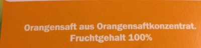 Orangensaft XXL - Zutaten