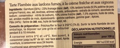 Flammekueche - Ingredients - fr