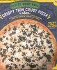White vegetable crispy thin crust pizza - Produit