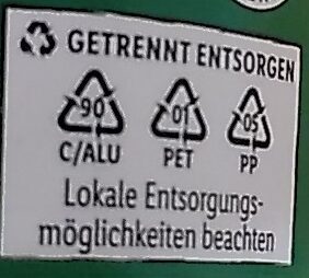 Crefee mit feinen  Kräutern - Istruzioni per il riciclaggio e/o informazioni sull'imballaggio - de