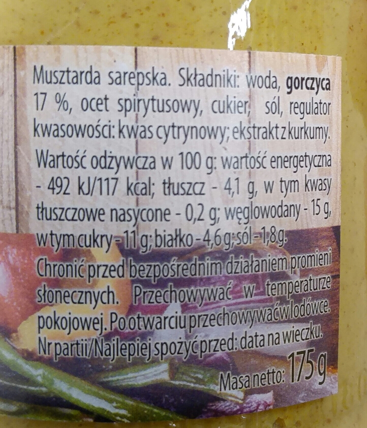 Kuchnia Smaku Musztarda Sarepska - Ingredients - pl