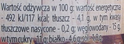 Kuchnia Smaku Musztarda Sarepska - Nutrition facts - pl