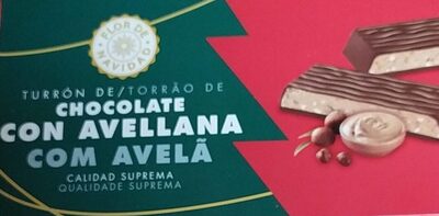Turrón de chocolate con avellana - Producte - es