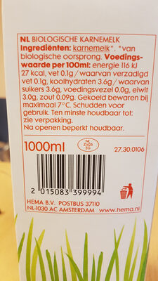 Biologische karnemelk - Product - nl