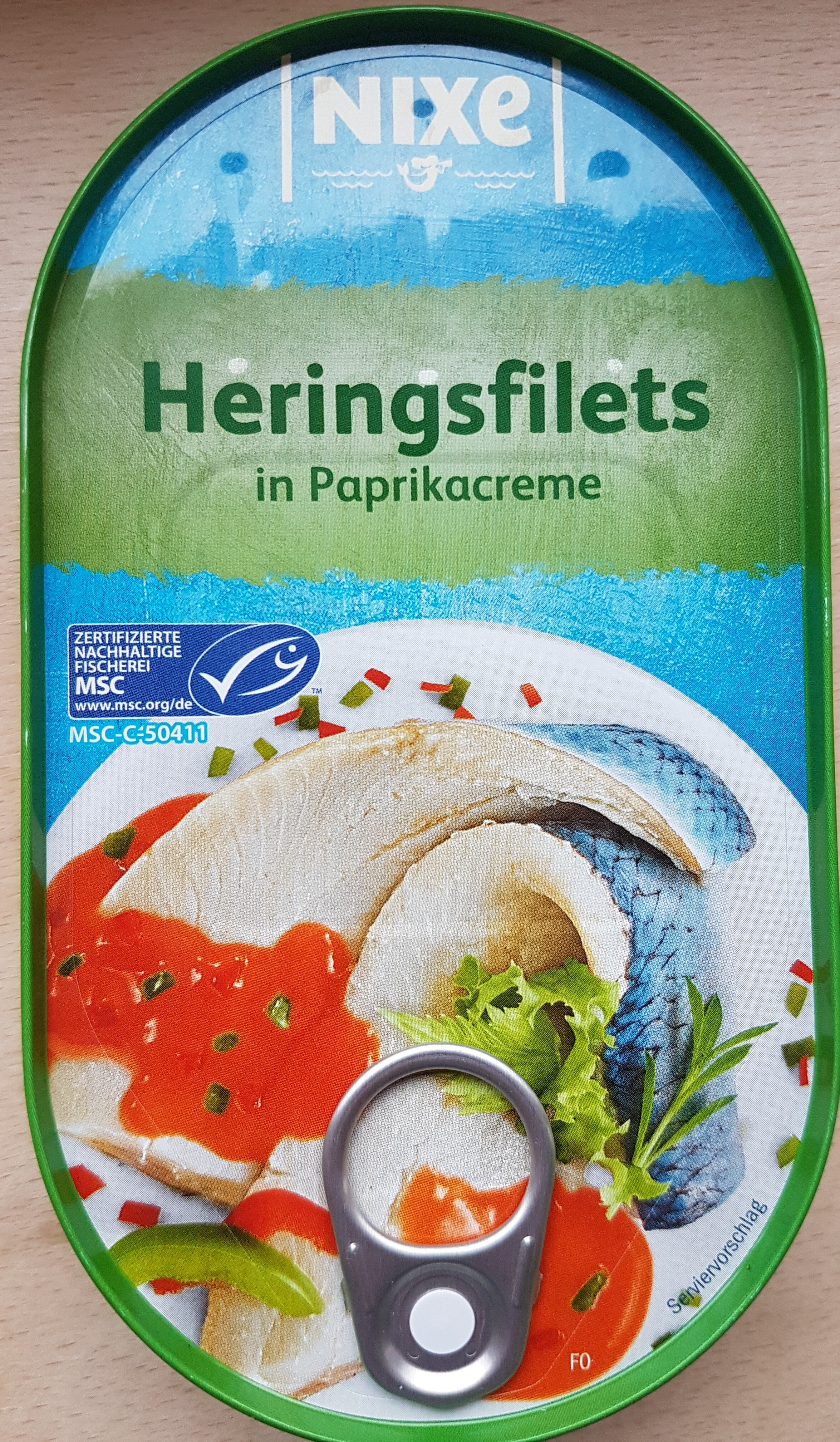 Heringsfilets in Paprikacreme - Produit