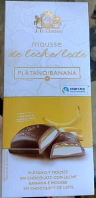 Mousse de leche plátano/banana - Producte - es