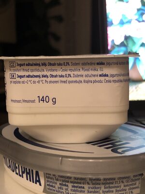 Liste des ingrédients du produit Řecký jogurt bílý Pilos 140 g