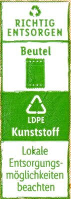 Blattspinat - Recycling instructions and/or packaging information - de