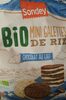 Mini galettes de riz chocolat au lait bio - Product