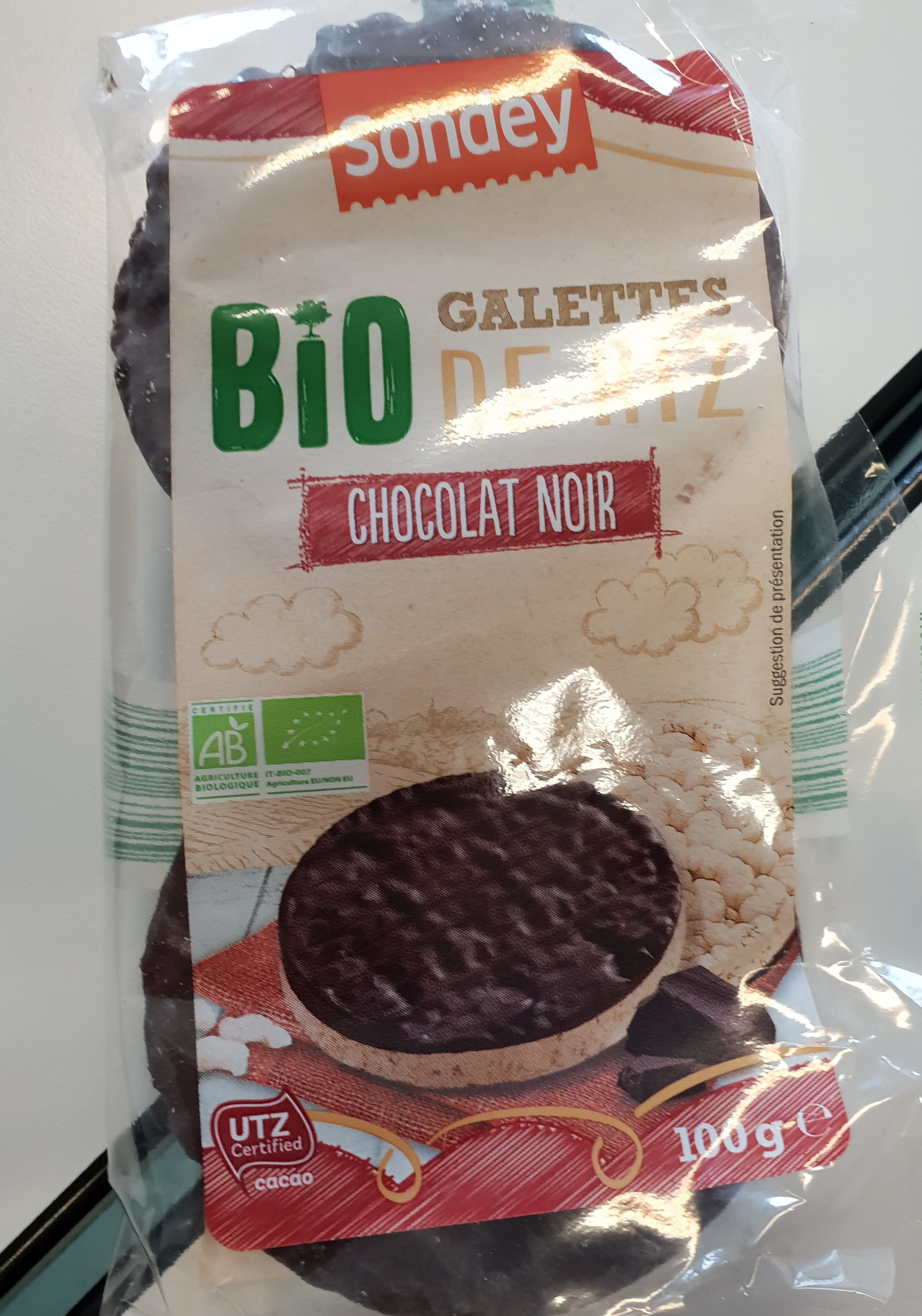 Galettes de Riz au Chocolat Noir BIO - Produit