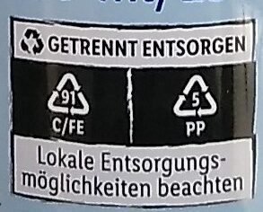 Sprühfertige Sahne - Die Leichte - Recycling instructions and/or packaging information - de