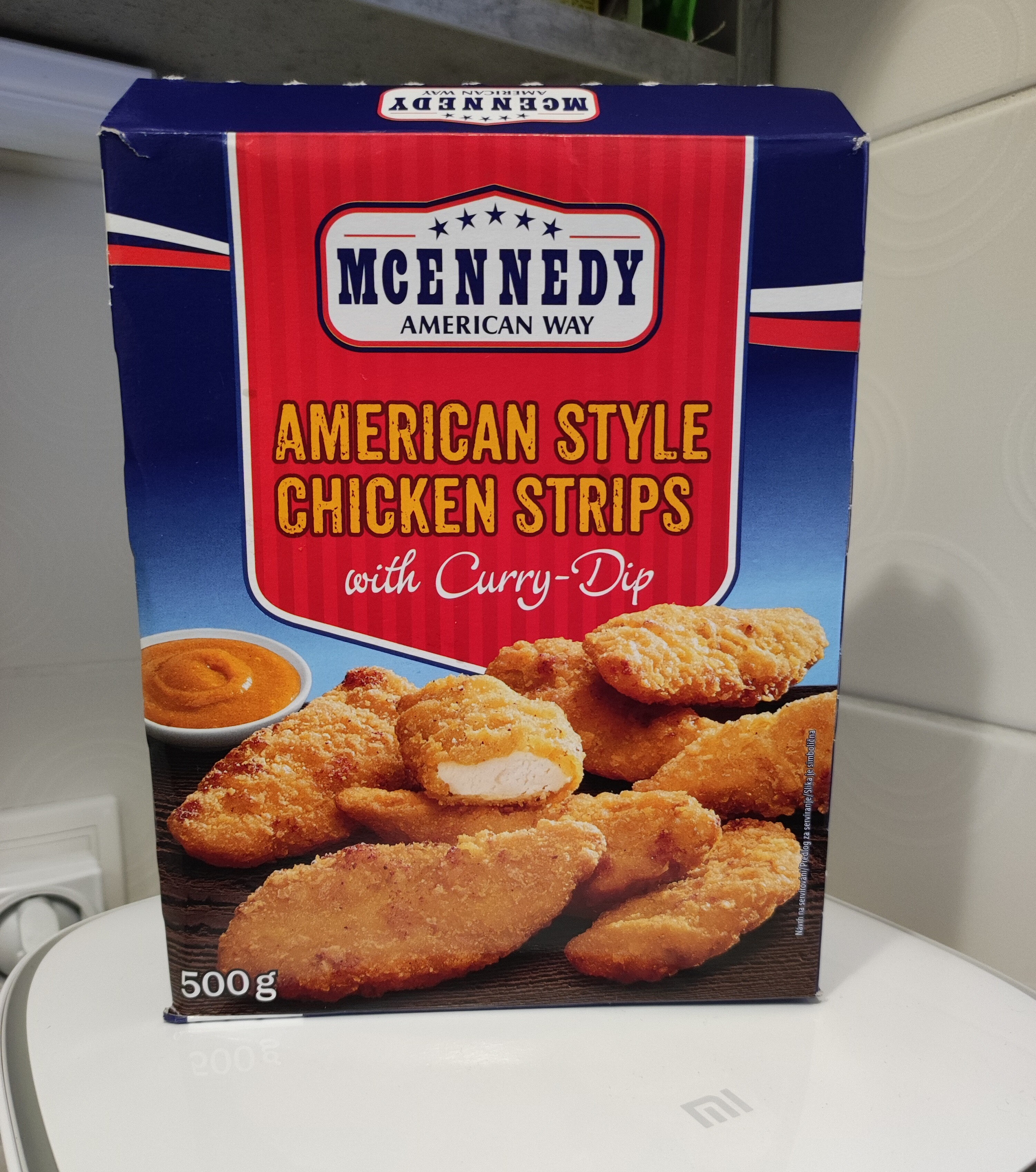 American Style Chicken strips with Curry Dip - Producto - en