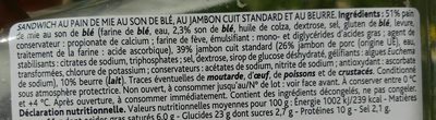 Jambon beurre - Ingredients - fr