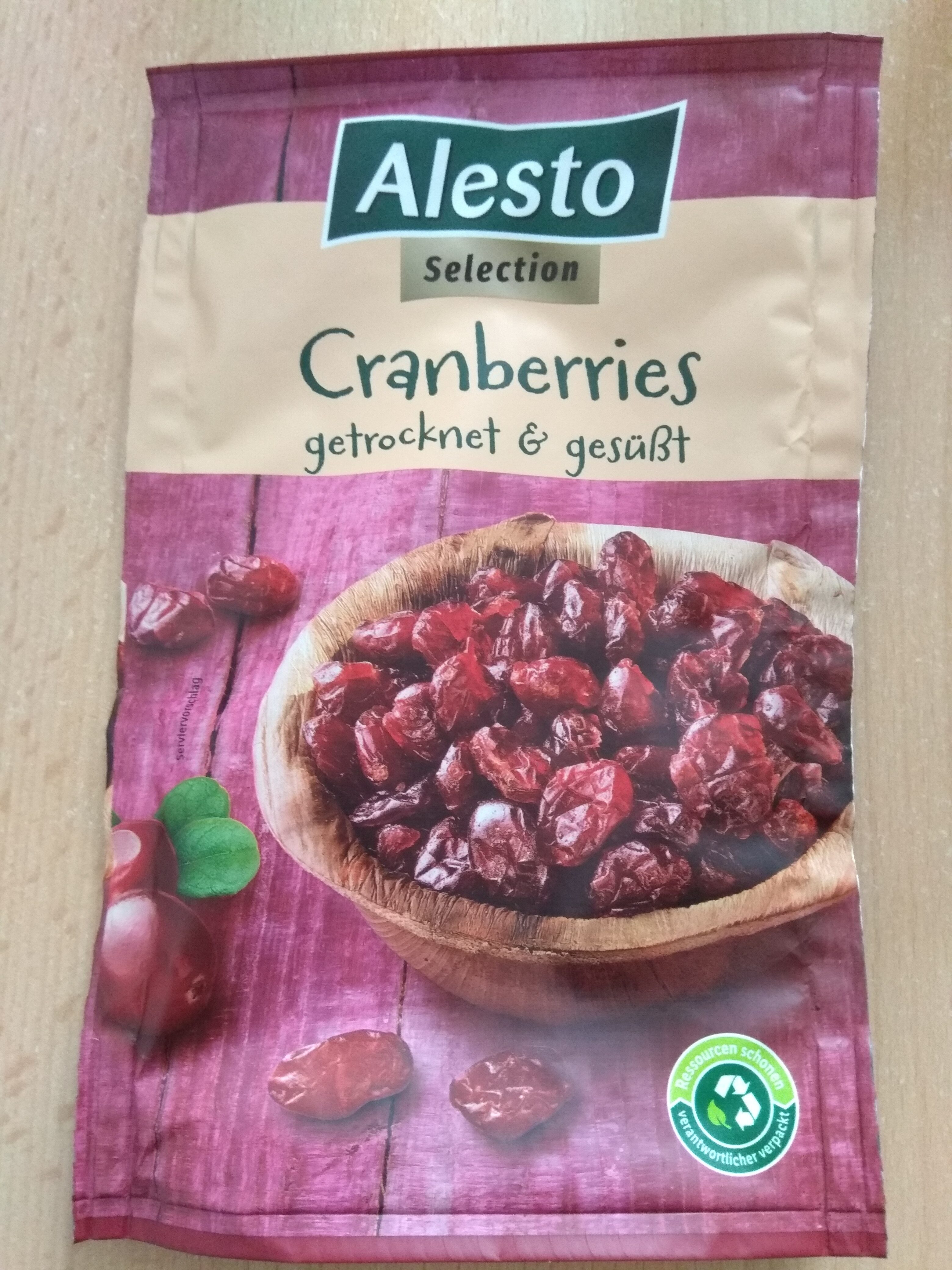 dried cranberries - Produkt