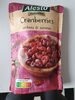 dried cranberries - Producte