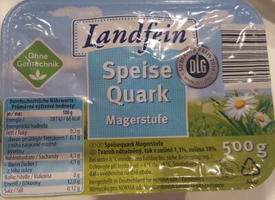 Speisequark - Ingredients - de