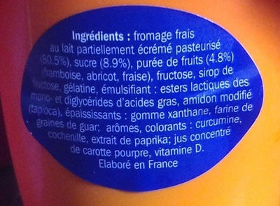 Mousse au fromage frais - Ingredients - fr