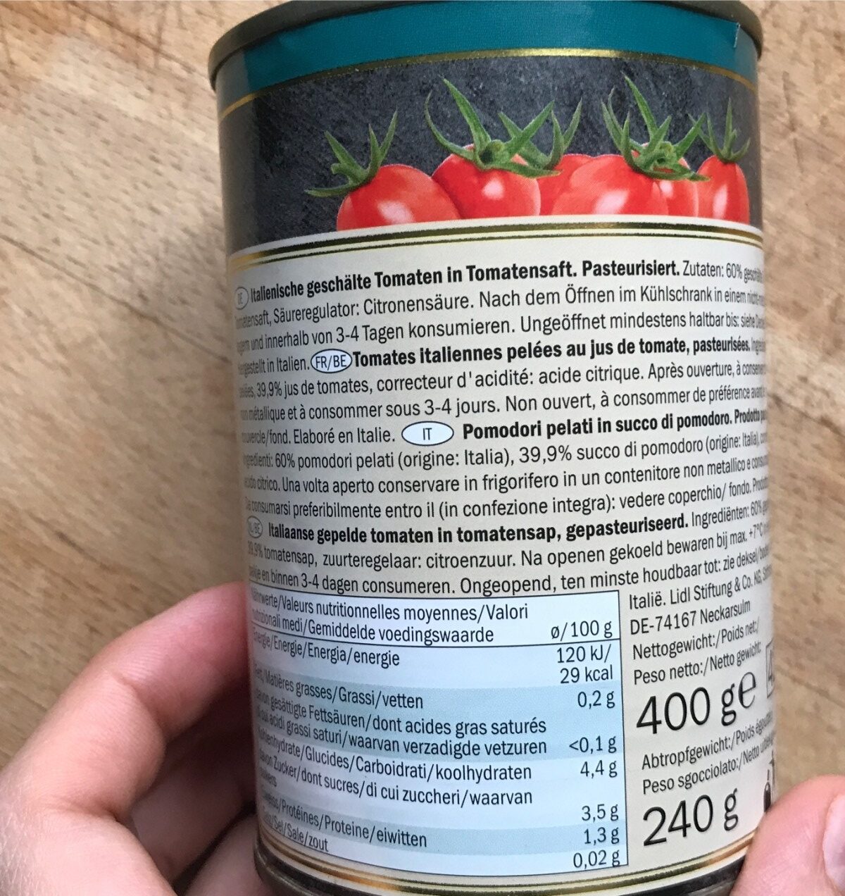 Pomodori pelati - Ingredients - fr