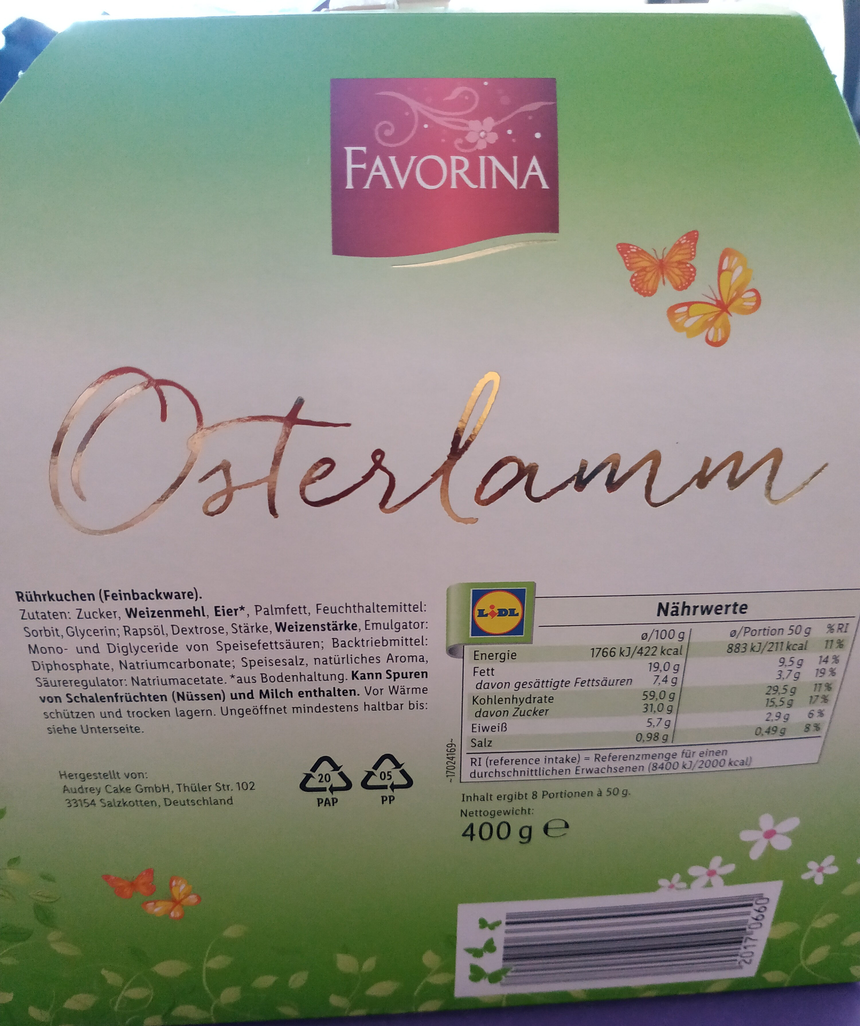 Osterlamm - Produkt