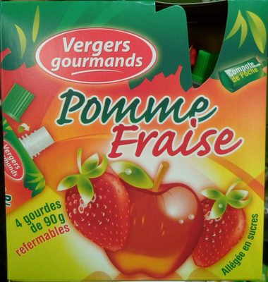 Compotes Pomme-Fraise - Product - fr