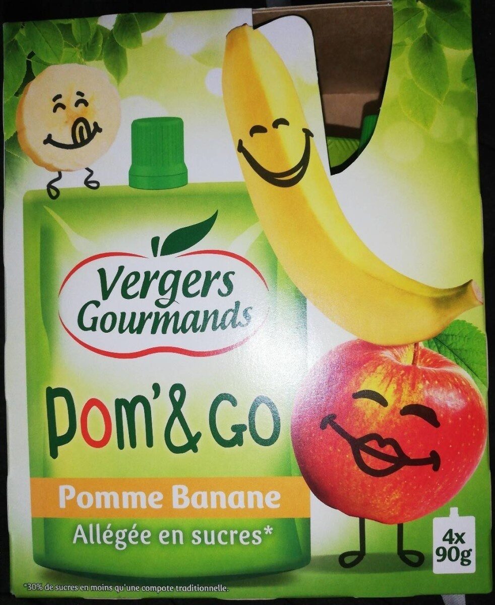Compote en gourdes Pomme Banane - نتاج - fr