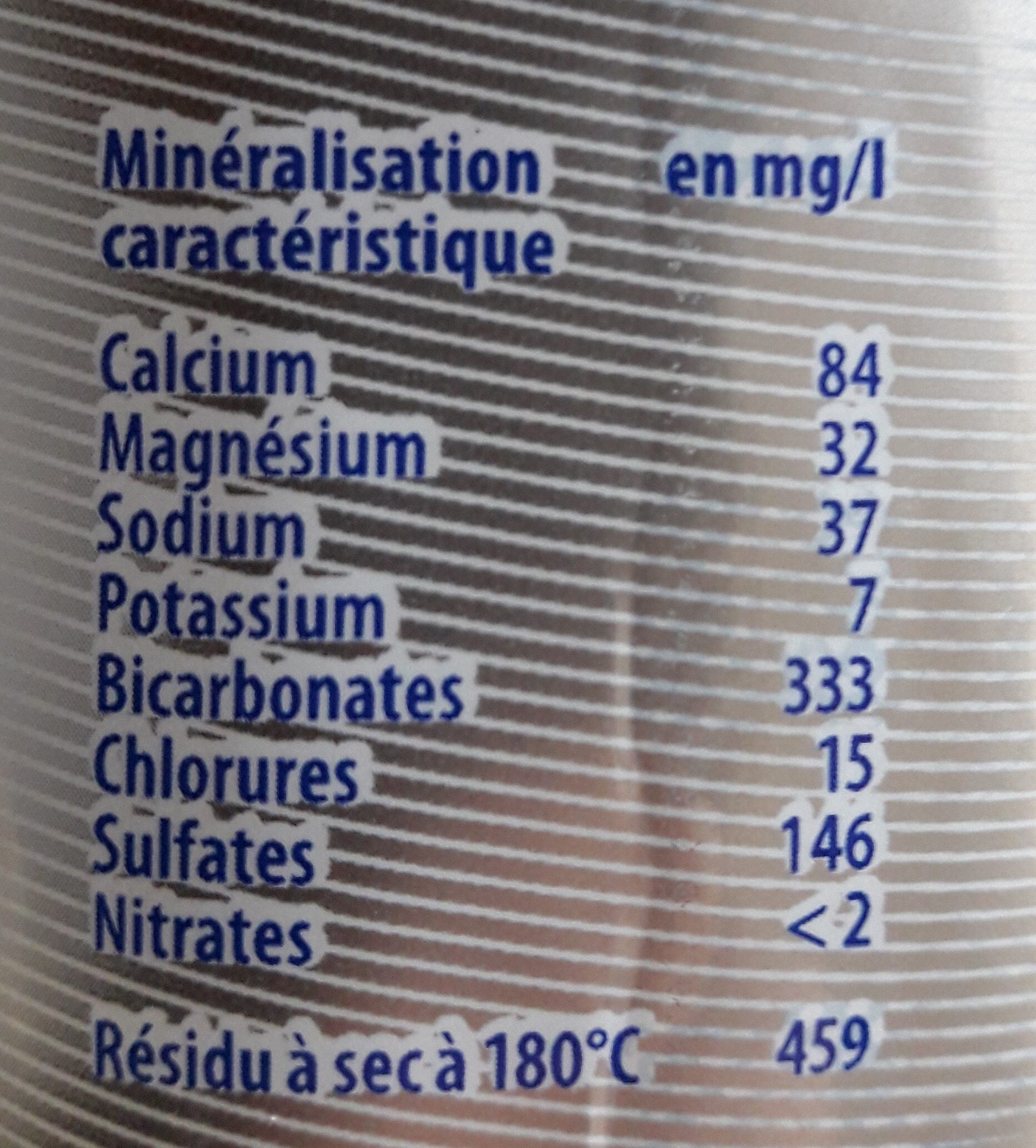 Saskia mineralwasser - Ingrédients